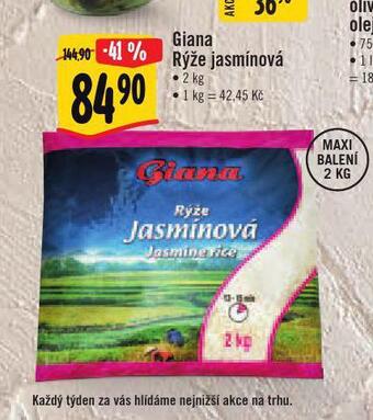 Albert Giana rýže jasmínová nabídka