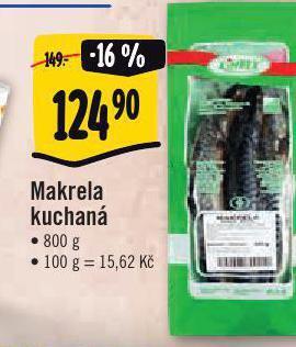 Albert Makrela kuchaná nabídka