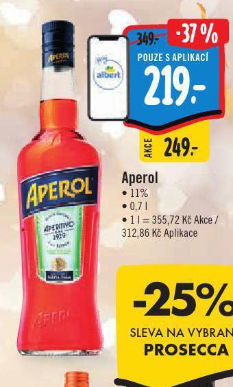 Albert Aperol nabídka