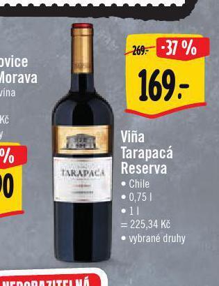 Albert Viňa tarapacá reserva nabídka