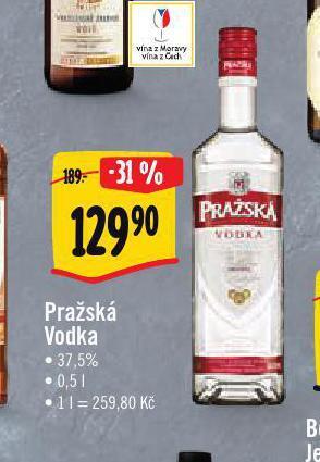 Albert Pražská vodka nabídka