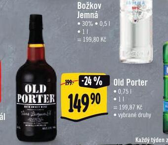 Albert Old porter nabídka