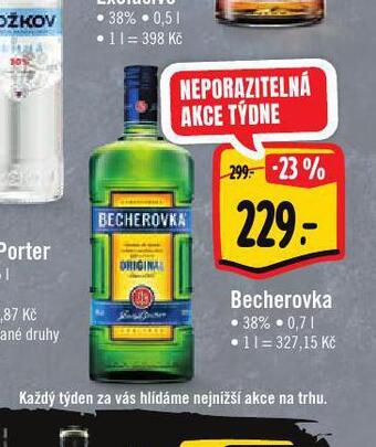 Albert Becherovka nabídka