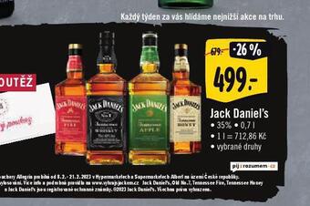 Albert Jack daniel´s nabídka