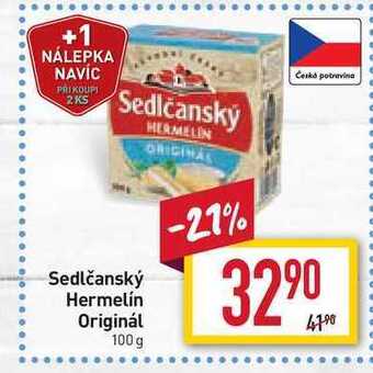 Billa Sedlčanský hermelín originál 100 g nabídka