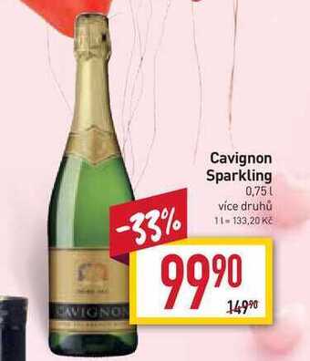 Billa Cavignon sparkling 0,75l nabídka