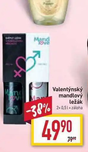 Billa Valentýnský mandlový ležák 2x 0,5l nabídka