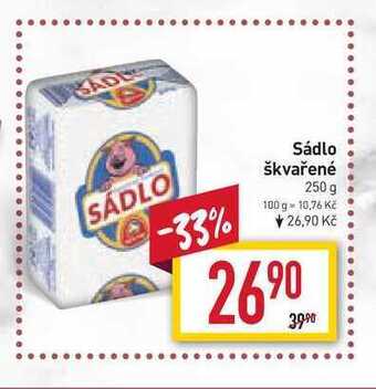 Billa Sádlo škvařené 250 g nabídka