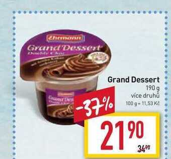 Billa Grand dessert 190 g nabídka