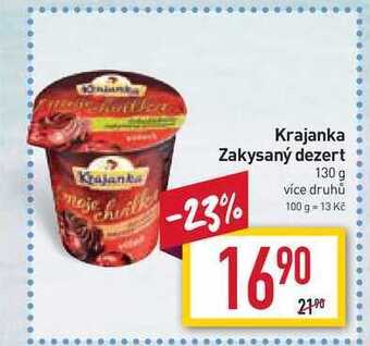Billa Krajanka zakysaný dezert 130 g nabídka