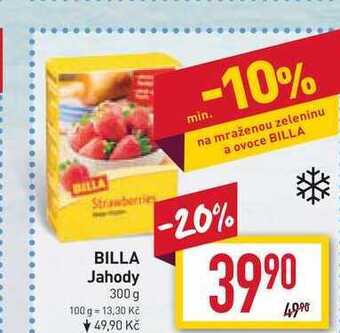 Billa Billa jahody 300 g nabídka
