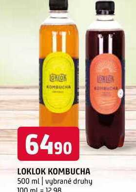 Terno Loklok kombucha 500 ml nabídka