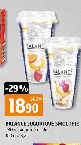 Balance jogurtové smoothie 230 g