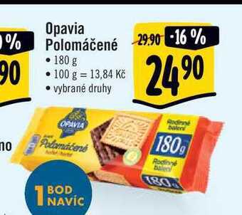 Albert Opavia polomáčené 180 g nabídka