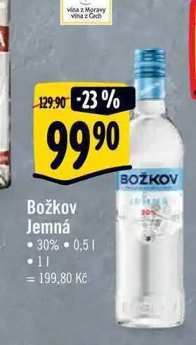 Albert Božkov jemná • 30% 0,5 l nabídka