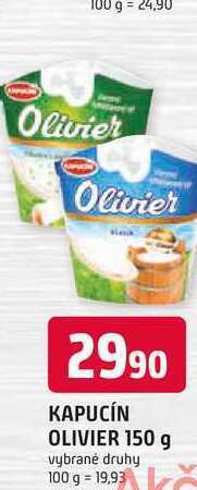 Trefa Kapucín olivier 150 g vybrané druhy nabídka