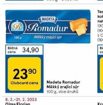 Tesco Madeta romadur nabídka