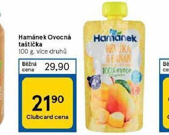Tesco Hamánek ovocná taštička nabídka