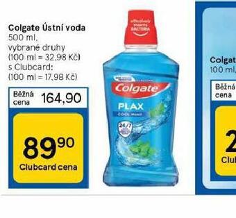 Tesco Colgate ústní voda nabídka
