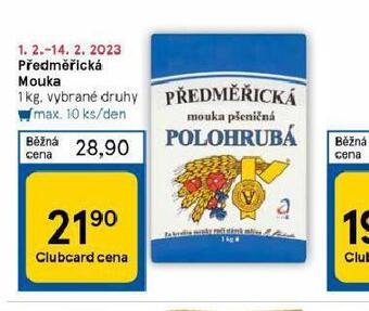 Tesco Předměřická mouka nabídka