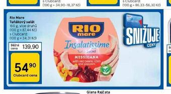 Tesco Rio mare tuňákový salát nabídka