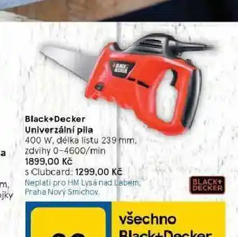Tesco Univerzální pila black + decker nabídka