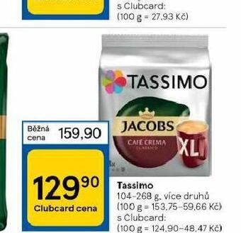 Tesco Tassimo nabídka