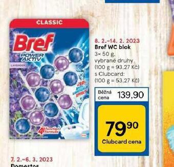 Tesco Bref wc blok nabídka