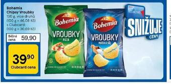 Tesco Bohemia chipsy vroubky nabídka