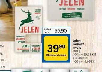 Tesco Jelen jádrové mýdlo nabídka