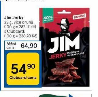 Tesco Jim jerky nabídka