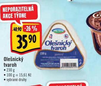 Albert Olešnický tvaroh nabídka