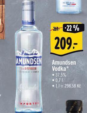 Albert Amundsen vodka nabídka