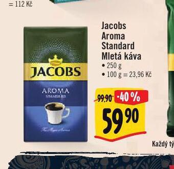 Albert Jacobs aroma standard mletá káva nabídka