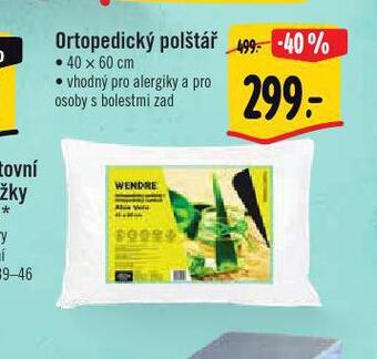 Albert Ortopedický polštář nabídka