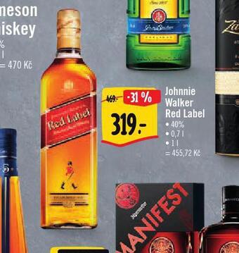 Albert Johnnie walker red label nabídka