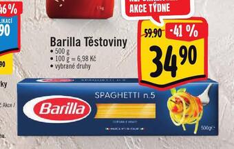 Albert Barilla těstoviny nabídka