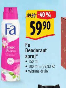 Albert Fa deodorant sprej nabídka