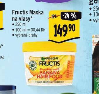 Albert Fructis maska na vlasy nabídka