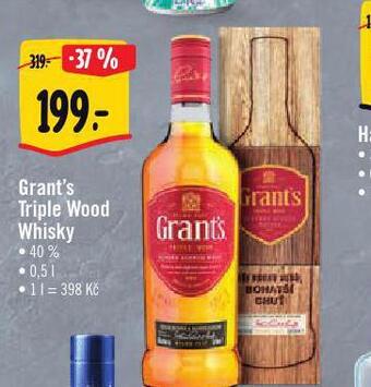 Albert Grant´s triple wood whisky nabídka