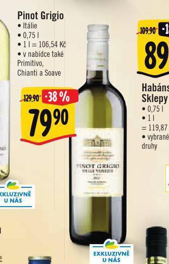 Albert Pinot grigio nabídka