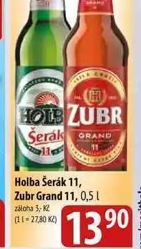 Bala Holba šerák 11, zubr grand 11, 0,5 nabídka