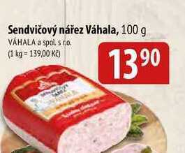 Bala Sendvičový nářez váhala, 100 g nabídka