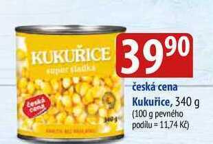 Česká cena kukuřice, 340 g