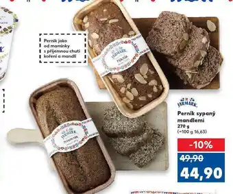Kaufland Perník sypaný mandlemi nabídka