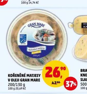 Penny Market Kořeněné matjesy v oleji gran mare nabídka