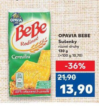 Kaufland Opavia bebe sušenky nabídka