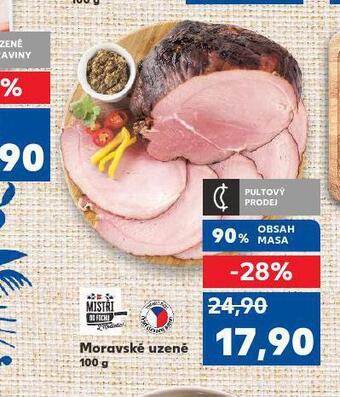 Kaufland Moravské uzené nabídka