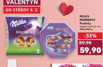 Kaufland Milka moments pralinky nabídka