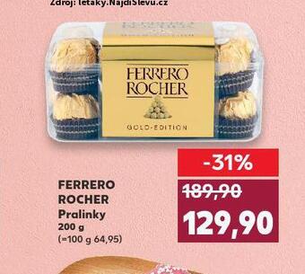 Kaufland Ferrero rocher pralinky nabídka